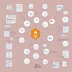 Hình minh họa mô hình DeFi sử dụng hợp đồng thông minh