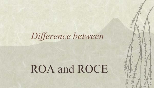 Sự khác biệt giữa ROCE và ROA